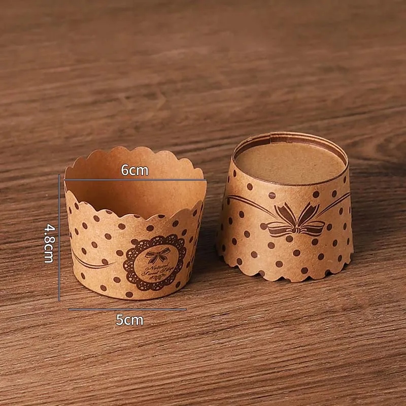 50 шт./партия бумажные формы для маффинов и кексов