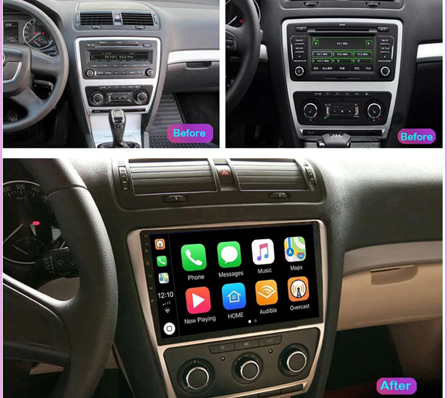 Автомобильная Мультимедийная система проигрыватель на Android 11 с восьмиядерным