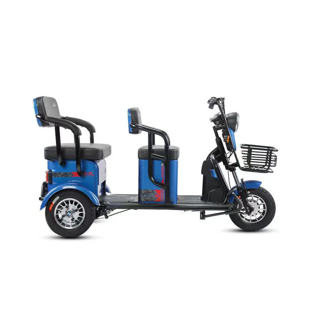 

60V32Ah Lithium Battery Electric Tricycle 1200W Moped Scooter With Shock Absorption Design Vacuum Tire Hand And Foot Brake