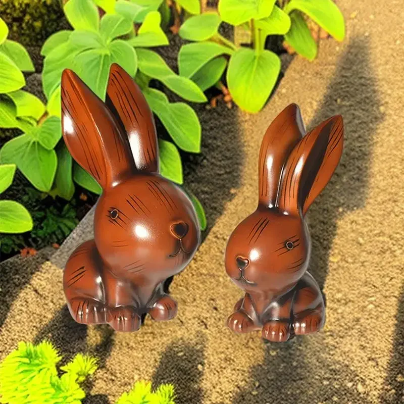 Кролик Искусственный 2 шт. красивая детализированная не выцветающая прочная