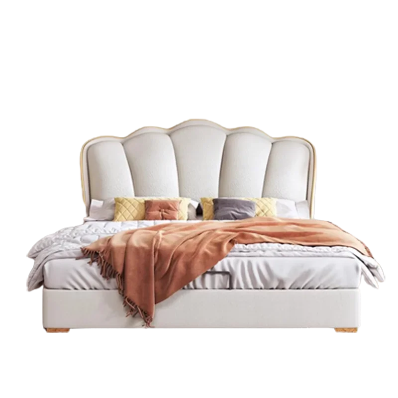 Роскошная детская двуспальная кровать с современными выдвижными ящиками