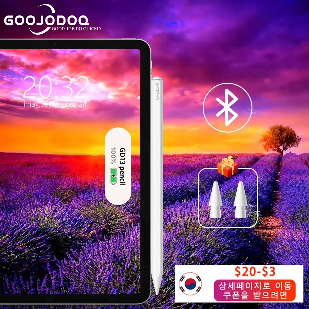 

Стилус для Apple Pencil 2, для iPad Air 5 Air 4 Pro 11 12 9 2021 Mini 6, для Apple Pencil 1, Беспроводная зарядка, блокировка пальцев