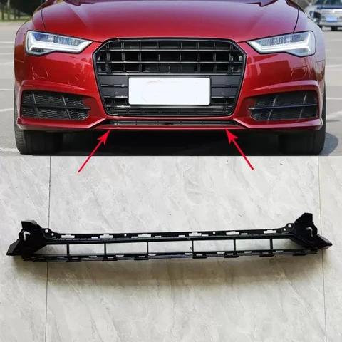Автомобильный передний бампер решетка гриль нижний спойлер нижний диффузор губа для Audi A6 S-line Sline Sport 2016 2017 2018 4GD807683C