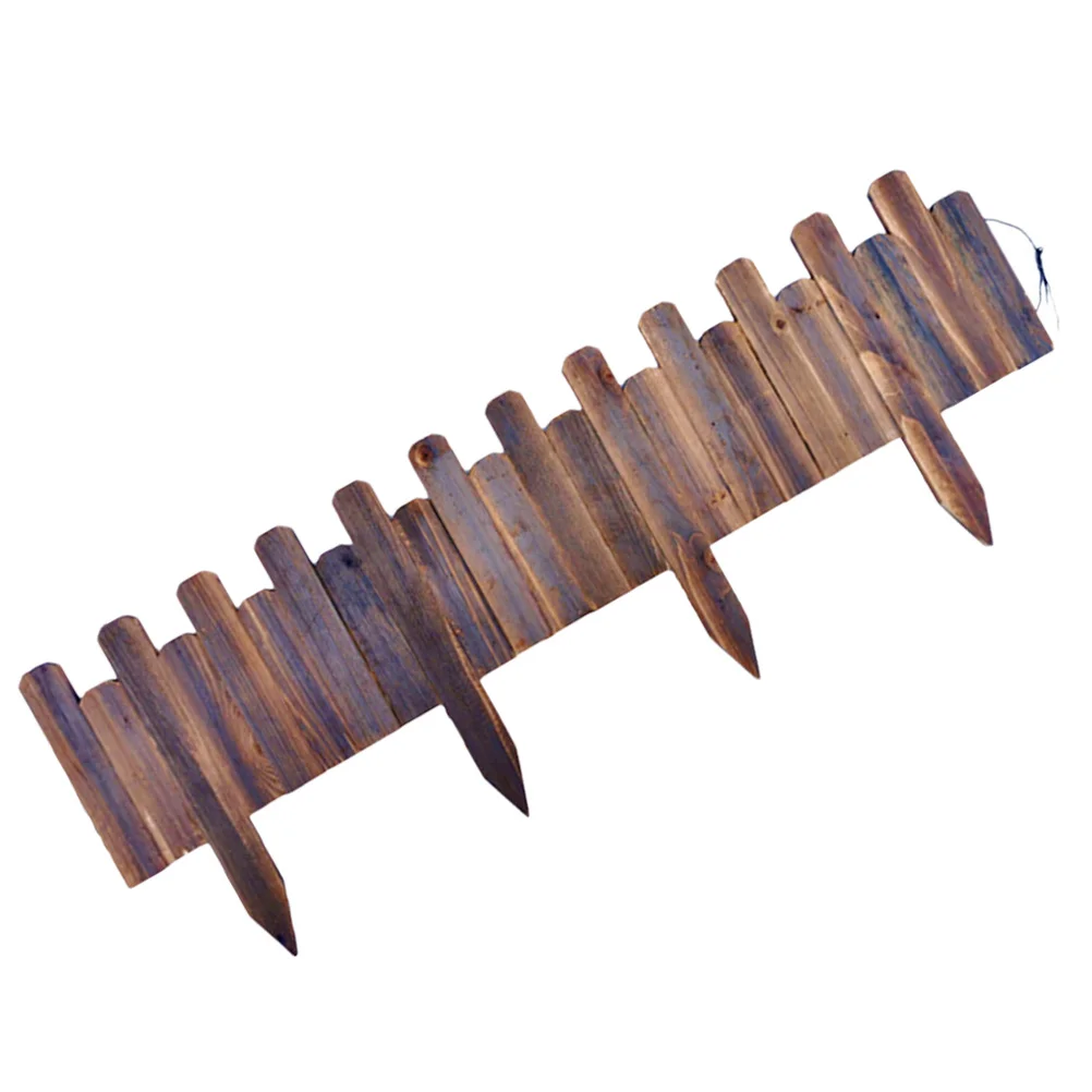

Garden Fence Durable Lawn Wooden Border Simulation Fence Courtyard Fence