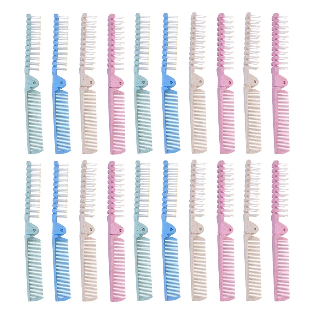

20Pcs Folding Combs Travel Folding Combs Portable Outdoor Combs Camping Folding Combs