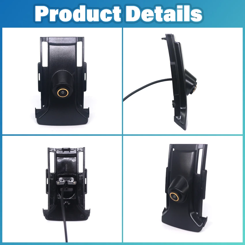 Золотые линзы CCD AHD 1080P фото логотипа автомобиля для Toyota Land Cruiser I20 Fj Prado 150 2008 ~ 2018