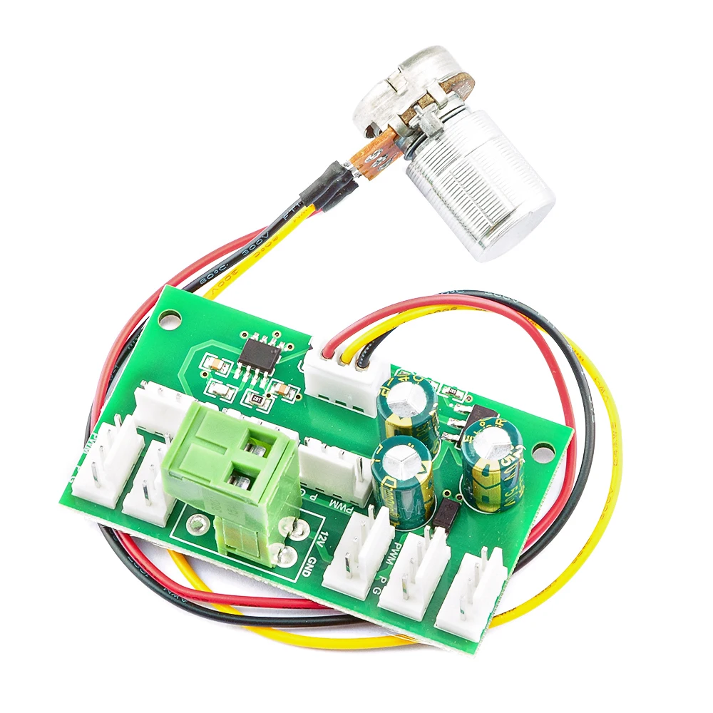 

DC 12V Computer Case Miner Fan Speed Controller 8-Channel Fan Hub PWM High-Power Violent Fan Controller Fan Speed Governor