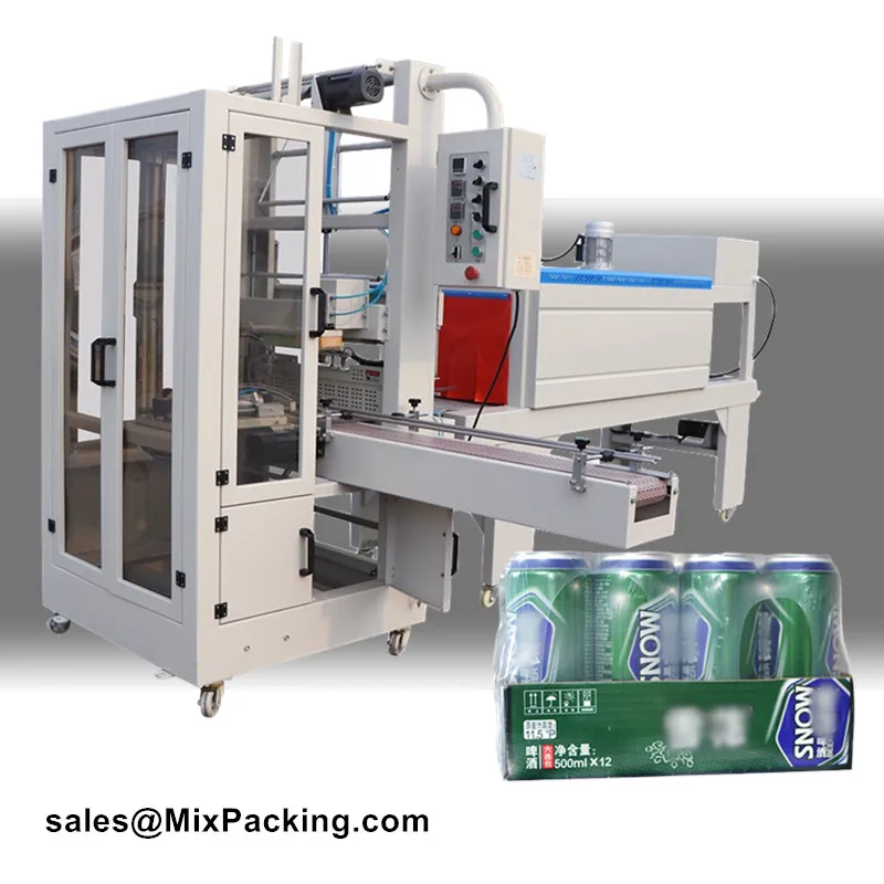 

PET Film Bottle and Mineral Water Semi-auto Sleeve Wrapping And Shrink Packing Machine Sealer