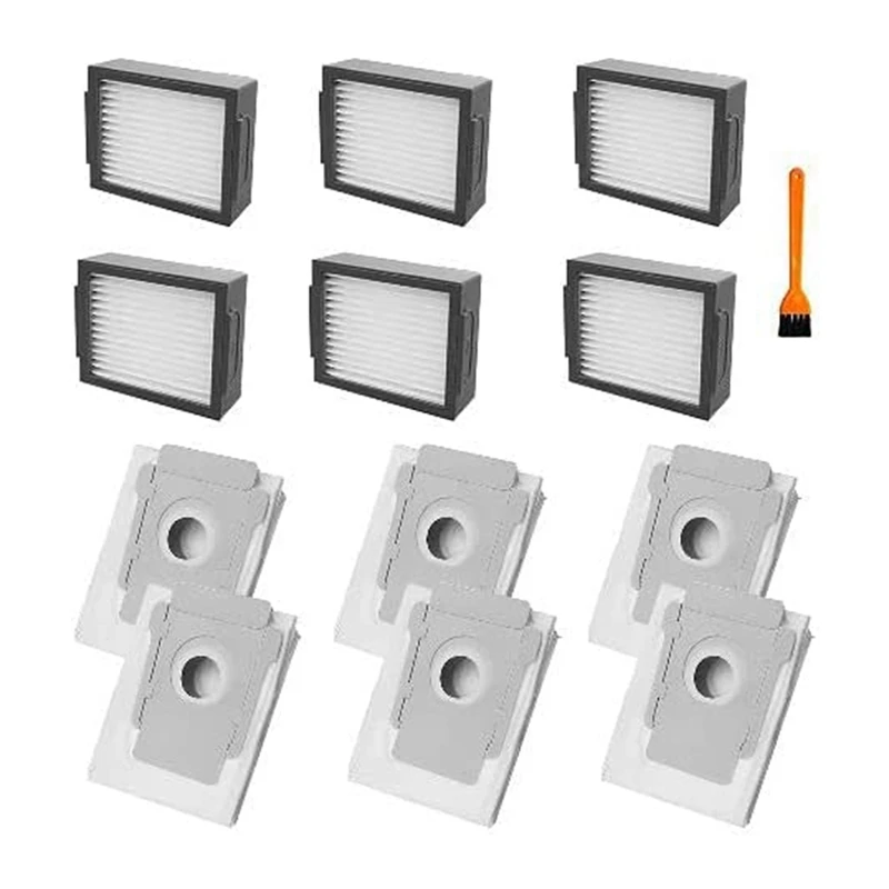 

Сменные мешки для пыли для удаления грязи, фильтр, совместимый с Irobot Roomba I3 + I7 I7 + E5 E6, аксессуары для пылесоса