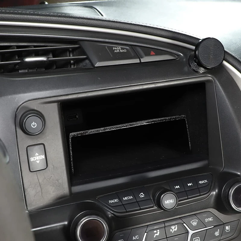 1 шт. держатель для хранения приборной панели Chevrolet Corvette C7 2014-2019 (черный)