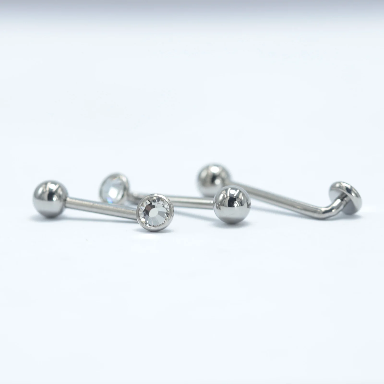 14G ASTM F136 Титановая штанга для пирсинга Christina Venus Внутренняя нить с кубическим