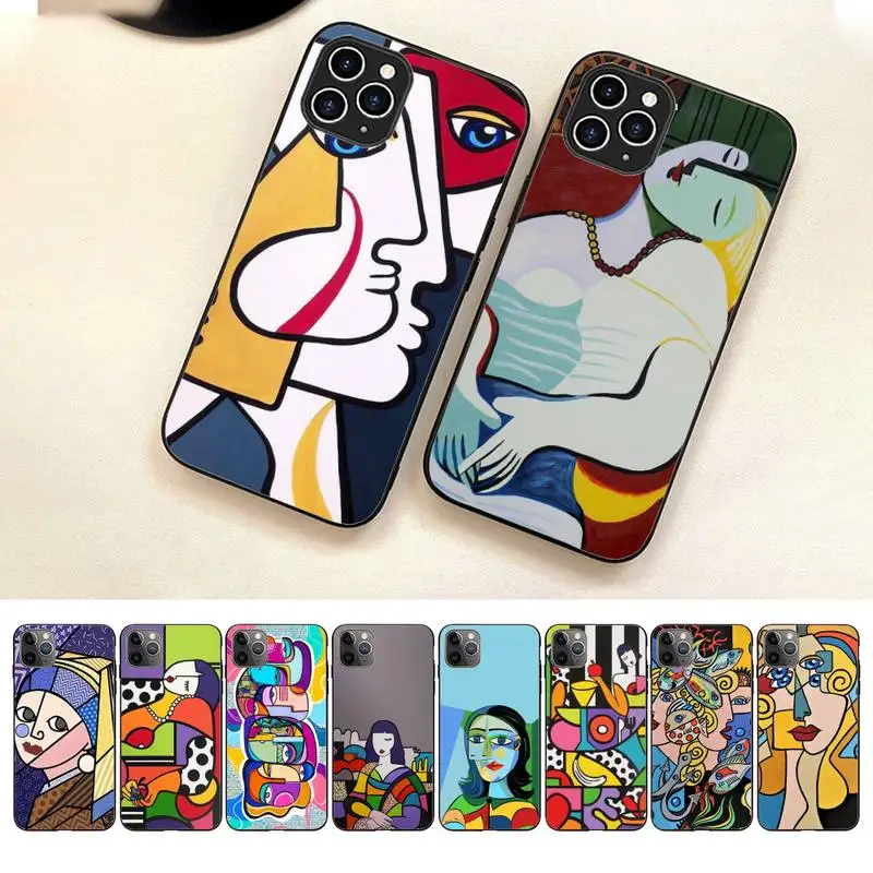 

Picasso Abstract Art Painting Phone Case For Iphone 7 8 Plus X Xr Xs 11 12 13 14 Se2020 Mini Pro Max Case