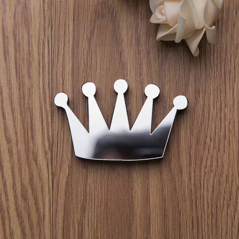 

3D акриловые зеркала, наклейки на стену, символ, подходящие буквы, наклейка на стену из ЭВА, украшение в виде короны, искусство «сделай сам», р...