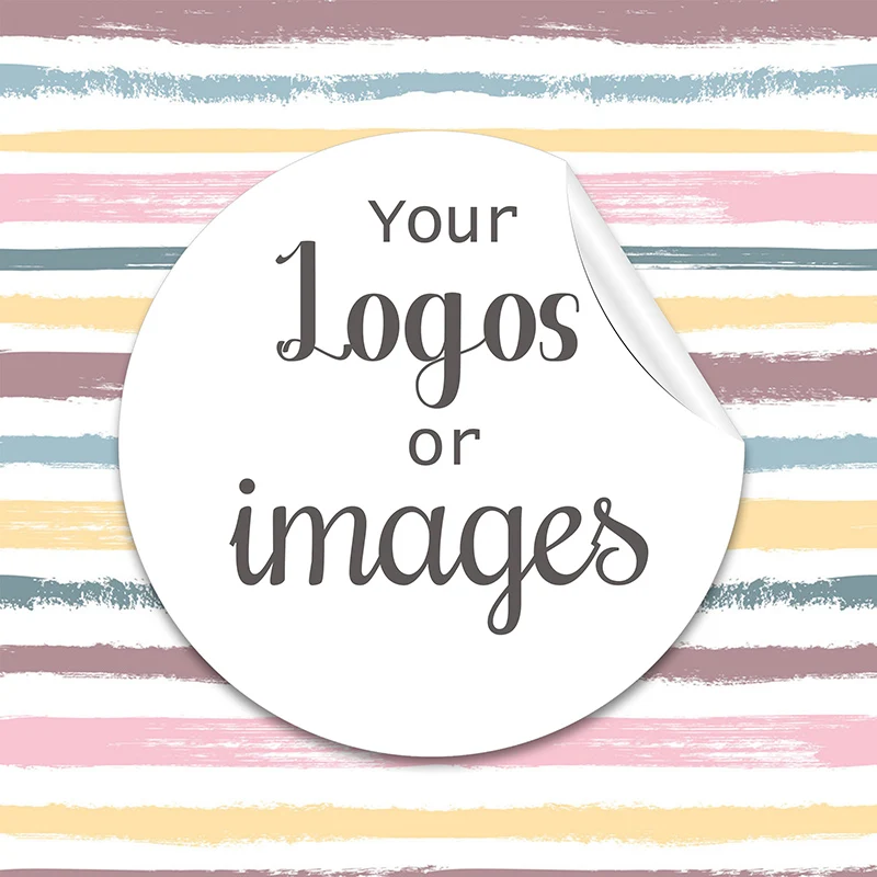 

3.5/4.5/6cm Custom Sticker and Customized Logos Wedding Birthday Baptism Stickers Design Your Own Stickers Personalize Stickers