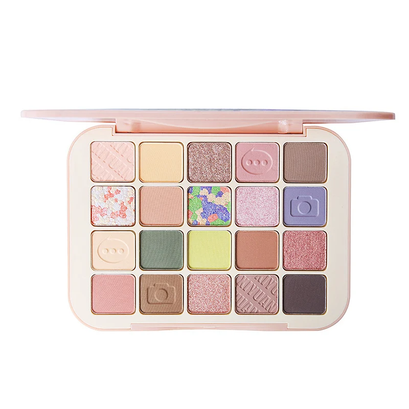 

8 colors Dreamland Twenty-Color Eyeshadow Powder Palette Easy to Color Earth Color Matte Pearlescent Affordable Makeup