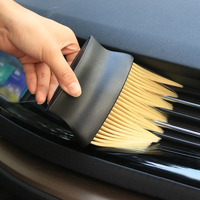 

Auto Air Outlet Cleaning Brush Car for Seat Cleaning Tools Soft Nylon Wool Brush