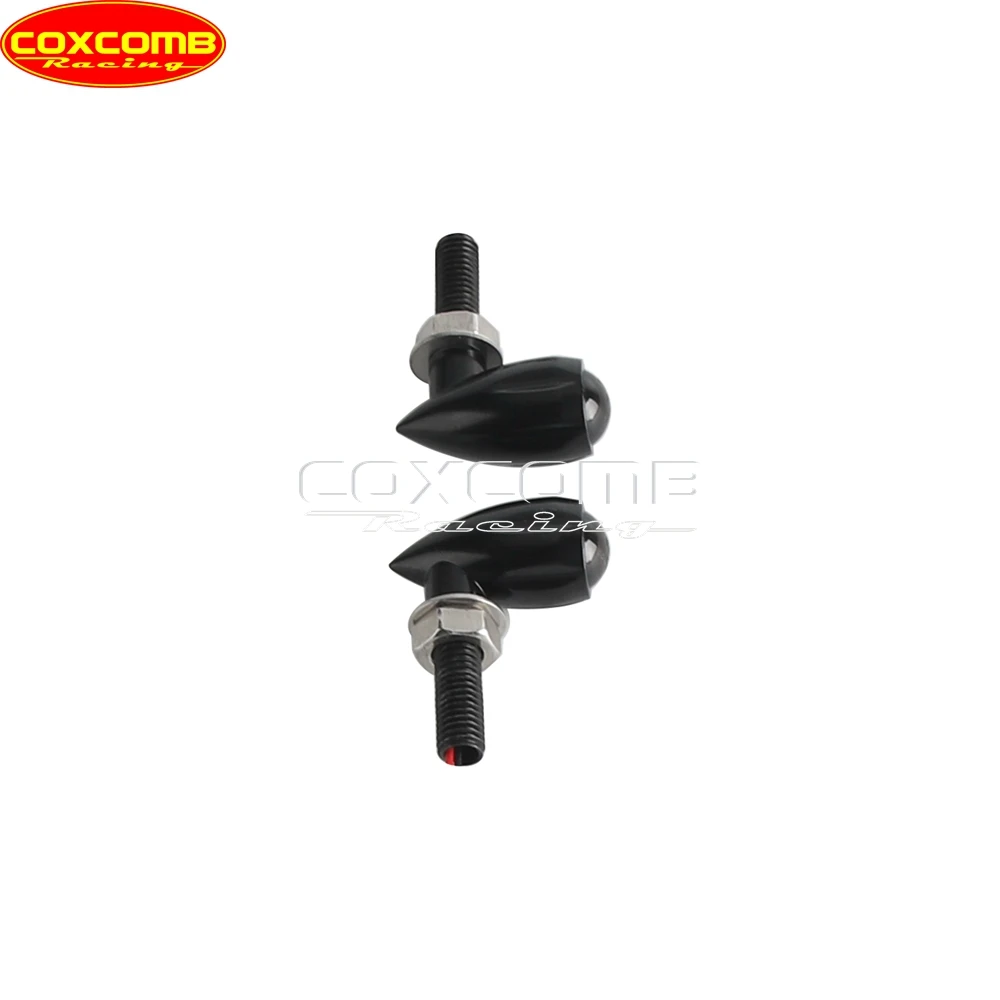 Фото Светодиодный указатель поворота мотоцикла, мигалка, мини-пуля для Benelli Ducati YAMAHA FZ YZF MT BMW Kawasaki, мигалка, сигнальная лампа №4