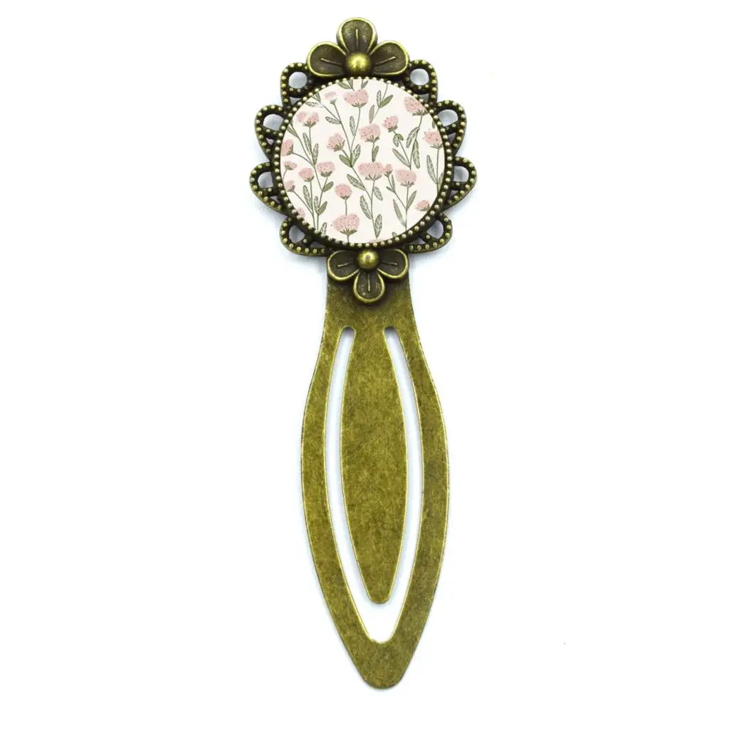 

Металлическая цветочная закладка