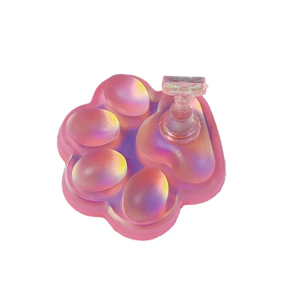 

1 Set Practical False Tips Practice Training Display Stand Holder Solid Nail Display Holder Wear-Resistant for Beauty