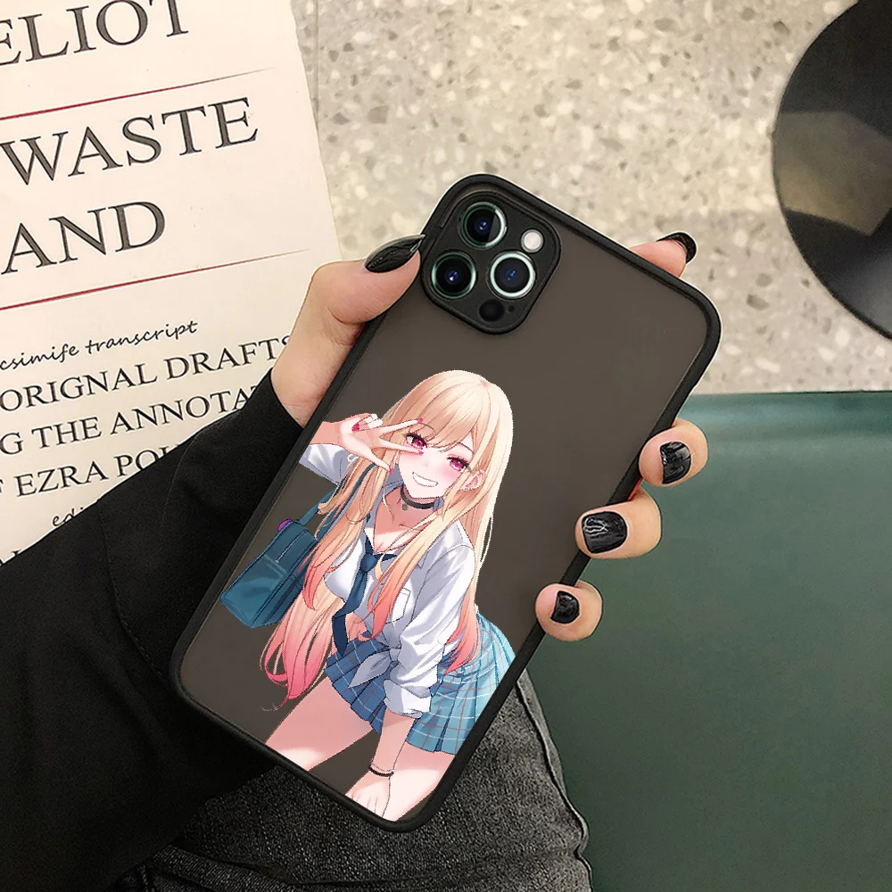 Kitagawa Марин чехол для iPhone 13 12 11 Pro Max XR XS X 7 8 Plus SE Мини Роскошный силиконовый бампер