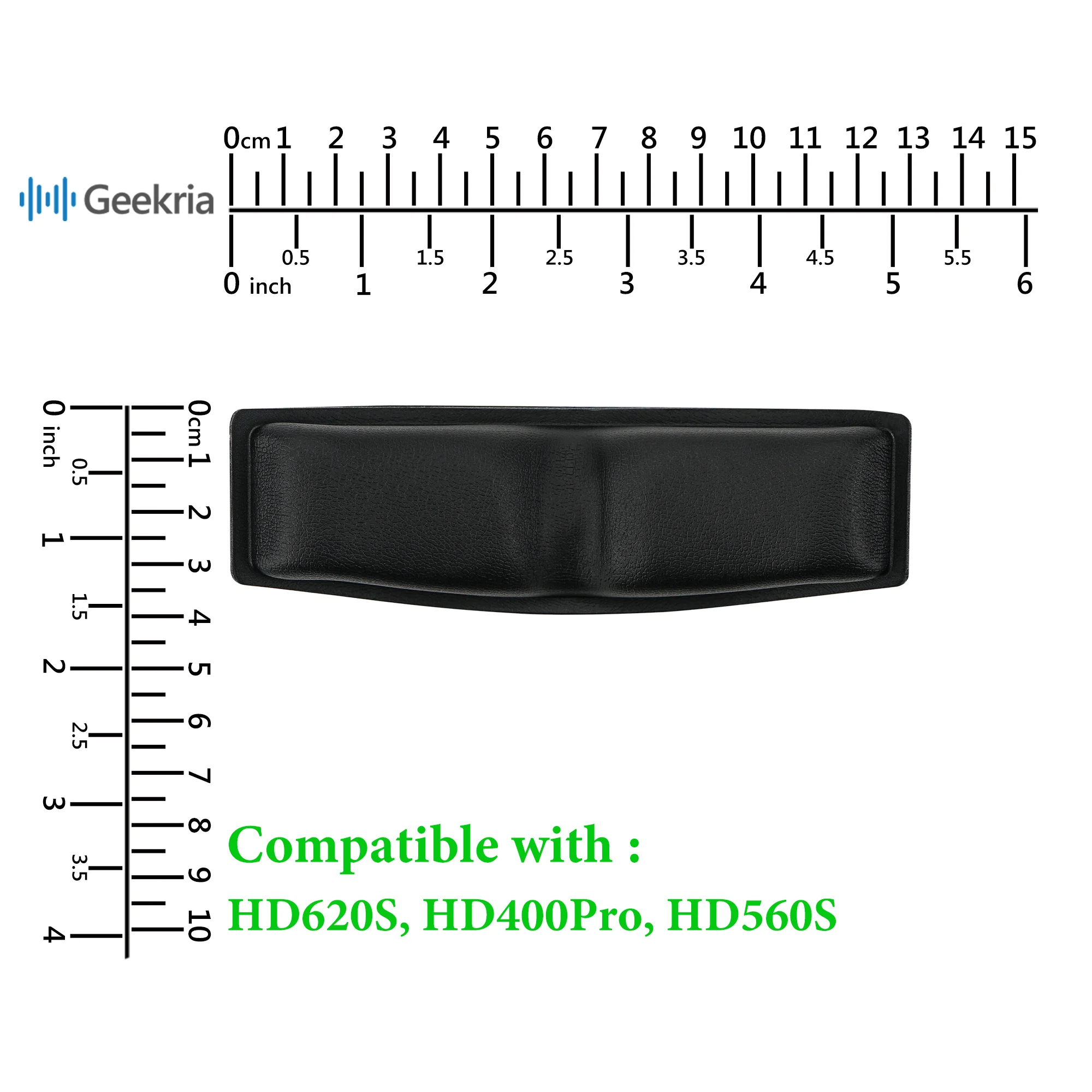 Накладка на голову Geekria из протеиновой кожи, совместимая с наушниками Sennheiser HD620S, HD400 Pro, HD560S (art.: 3920d077e02cf) - 3920d077e02cf