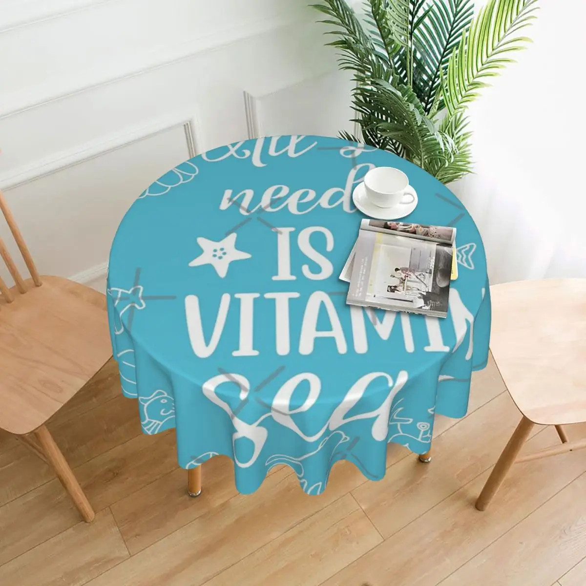 

Все, что мне нужно, скатерть с витаминами, диаметр 60 дюймов, 152 см, мягкая декоративная рамка, отличный подарок