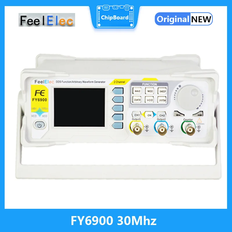 

FY6900 30Mhz DDS Dual-Channel Arbitrary Waveform Pulse Function Signal Generator with High Quality