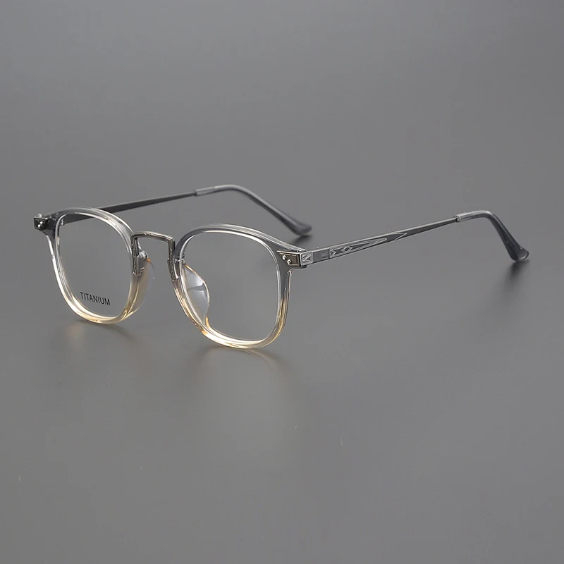 Винтажная оправа для очков ручной работы из ацетата и титана