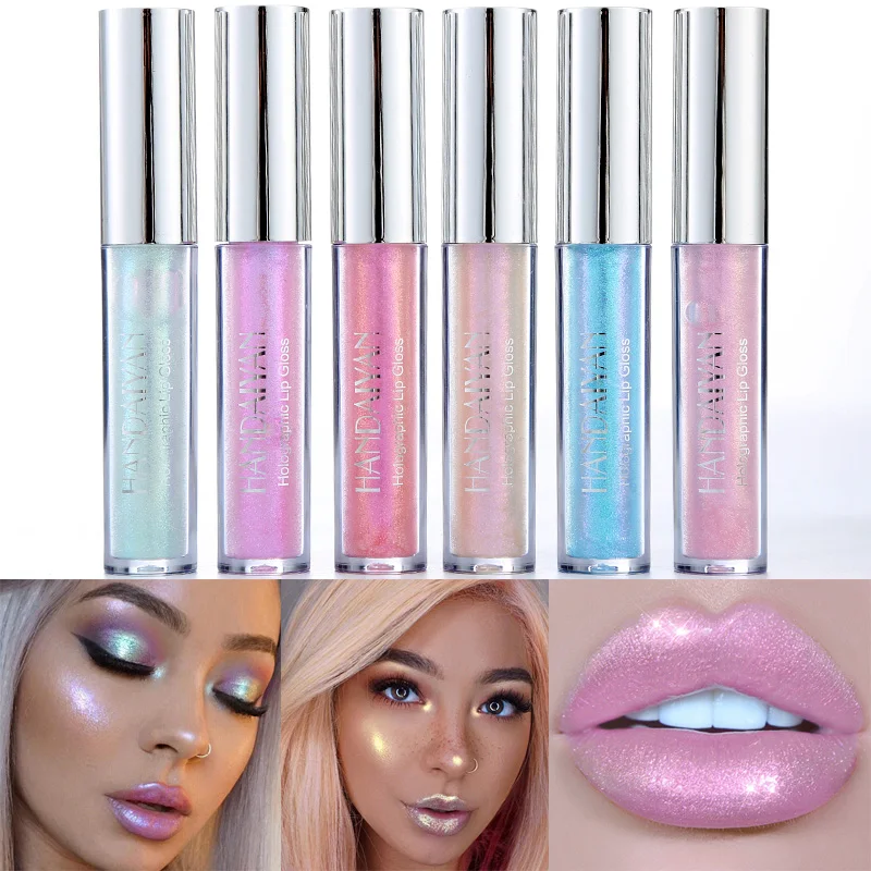 

HANDAIYAN, жидкие помады с металлическим блеском, хайлайтер, водостойкая, стойкая, искусственная кожа, женский макияж для щек, глаз, губ