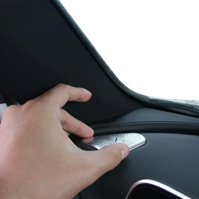 

Car Styling Dashboard Audio Speaker Net Decoration Cover Trim For Mercedes Benz C Class W206 C200 C260 22+ Interior Accessories