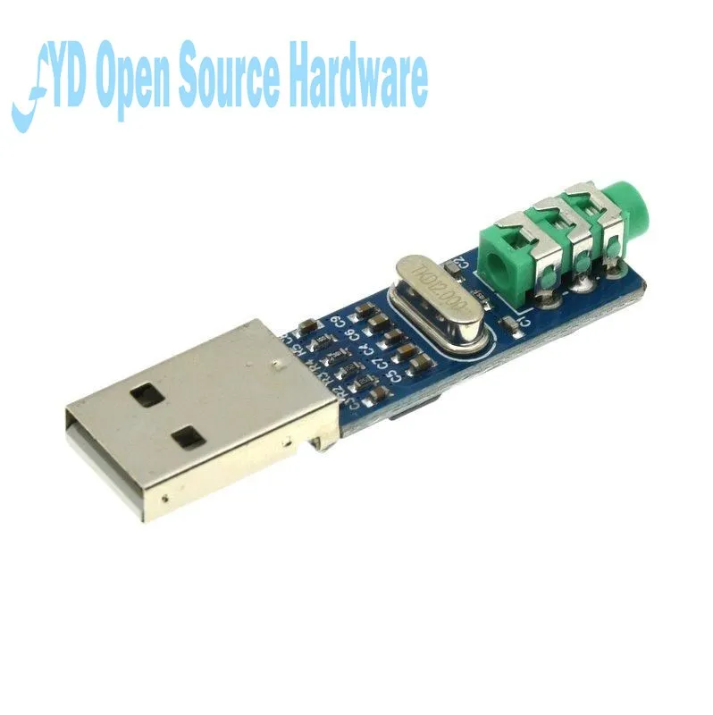 PCM2704 16 бит Mini USB DAC декодер USB звуковая карта аналоговая плата модуль частота дискретизации 16 бит/32-48 кГц для Raspberry Pi