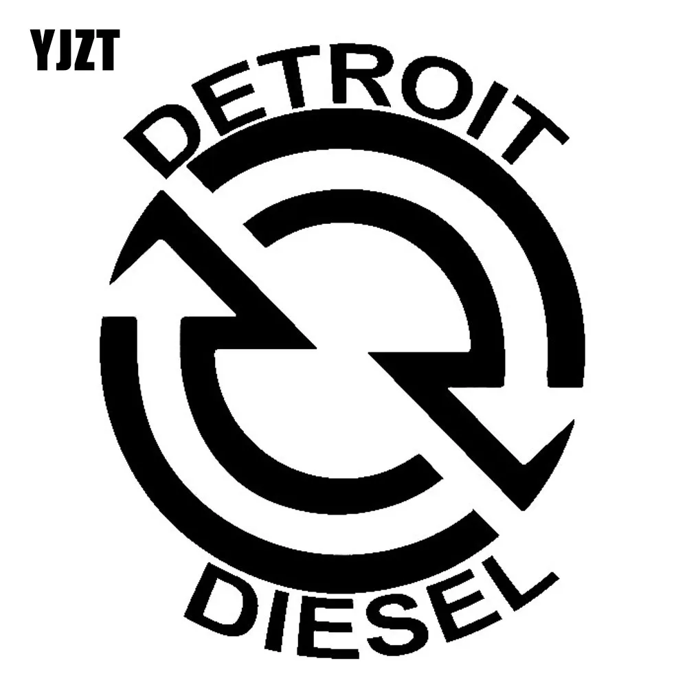 YJZT 10 6 см * 13 4 Детройт дизель виниловая наклейка индивидуальные автомобильные