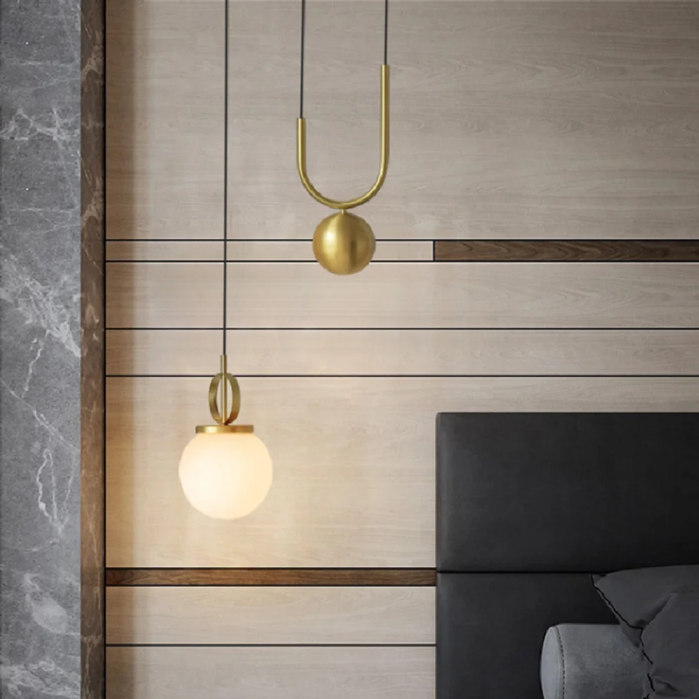 LED pendant lamp Luxury Modern Nordic Copper Dining Living Room Loft Designer Hanging light