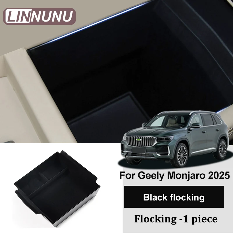 

LINNUNU джили монжаро подходит для GEELY Monjaro 2022 2023, контейнер для хранения с центральным подлокотником, контейнер-органайзер центральной консоли для Xingyue L 2024