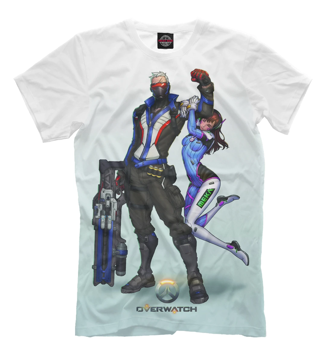 Футболка Overwatch D.VA Soldier:76 |