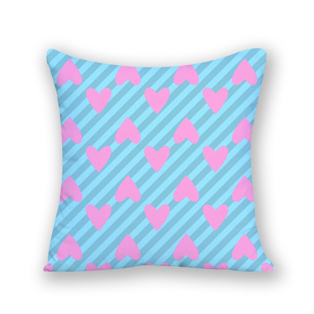 

Pillowcase Polyester Linen Heart Simple 2023 New Velvet Cushion Cover Decorative Cartoon Sofa Office 45x45cm Square Modern E2378