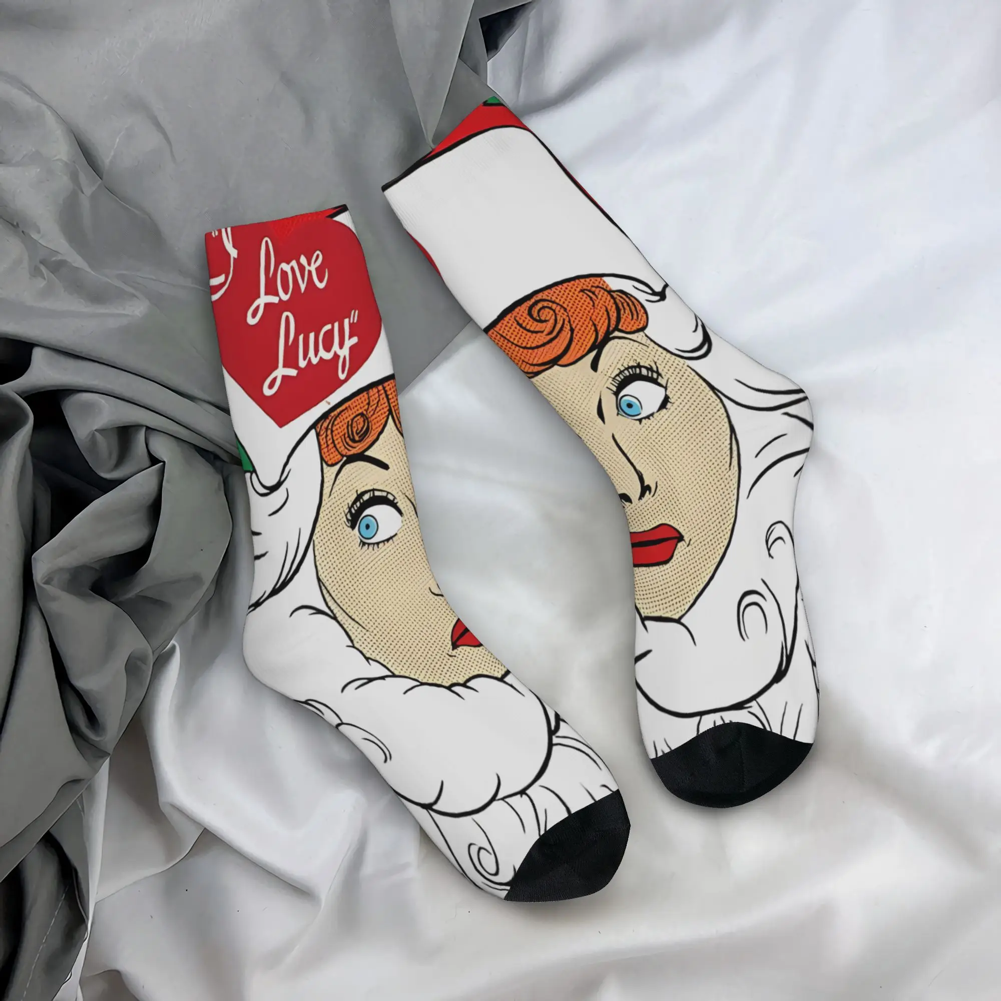 1 пара забавных мужских носков Happy Sock Forever в винтажном стиле Харадзюку с принтом Анджелы Лэнсбери, уличный стиль, повседневные носки (art.: 3920dbab0ea57) - 3920dbab0ea57