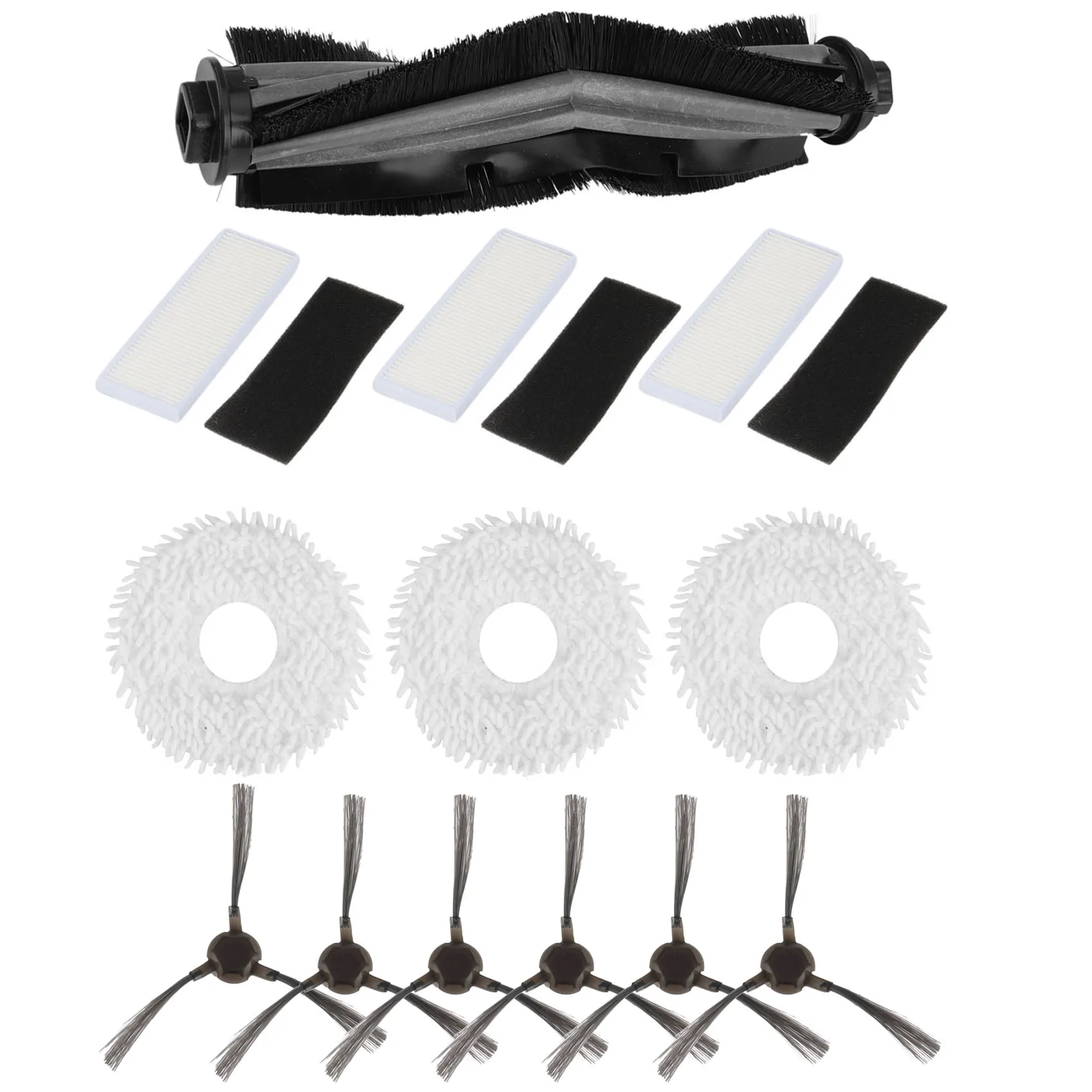 

Основная щетка для робота-пылесоса ECOVACS N9 + коврик для подметания и мытья швабры тряпки Hepa фильтр боковые щетки запчасти