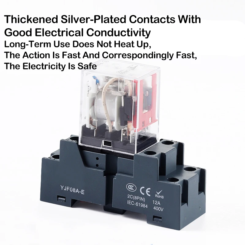 Высокое качество HH52P/HH54P маленькое промежуточное реле MY2N-J/MY4N-J8/14 ножное DC24V 220V.