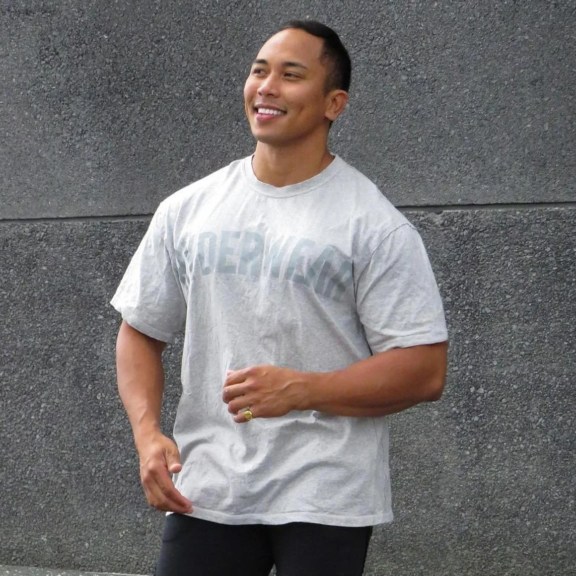 Футболка мужская оверсайз с коротким рукавом хлопковая Свободная рубашка