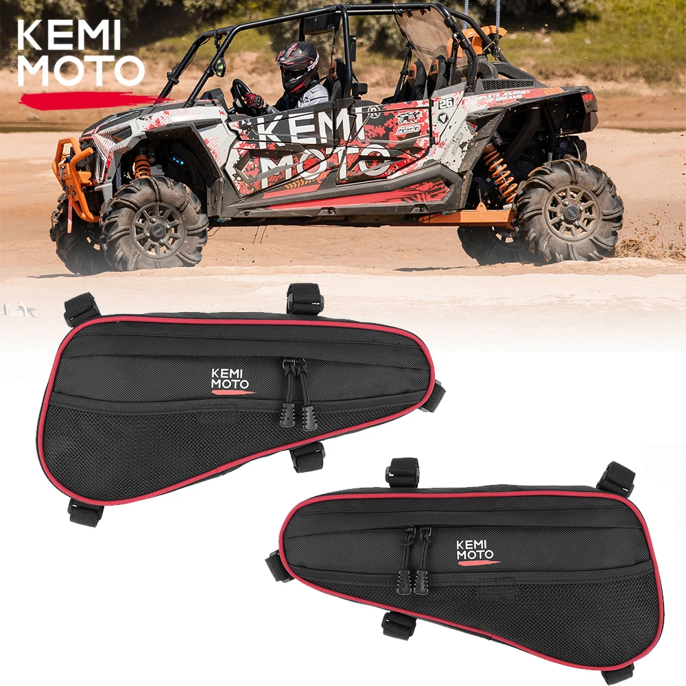 

KEMIMOTO UTV Rear Lower Door Bags Compatible with Polaris RZR XP 4 1000 Turbo S 4 1000 XP 4 Turbo S 4 900 2014+ Cab Pack Bag