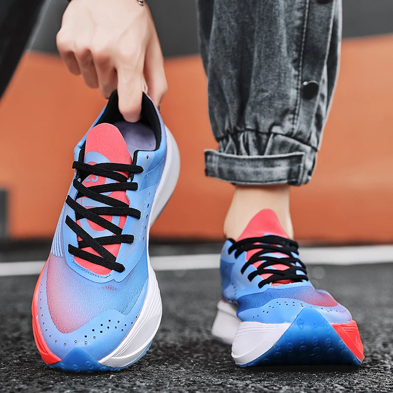 Couple Flying PB running Shoes Carbon Plate Racing Professional Marathon Running Shoes Breathable Shock-absorbing Sneake 36-44