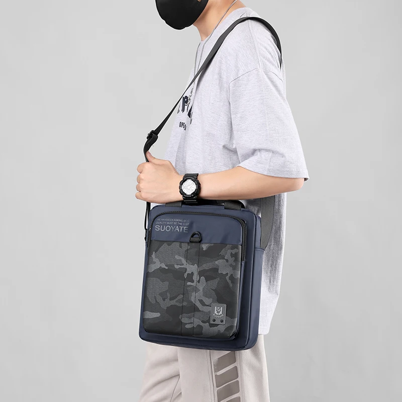 Large Capacity Shoulder Bags for Men High Quality Business Commuter Handbag Outdoor Travel Oxford Cloth Messenger Bag Sac Homme