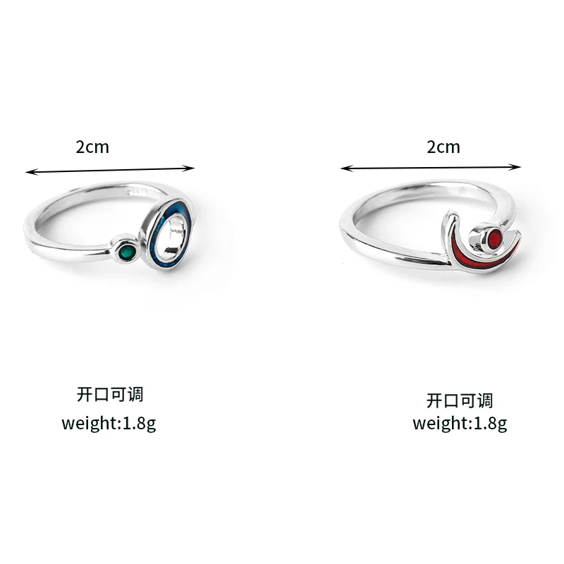 

Moon Stars Sun Planet Astronomy Enthusiast Men/Women Finger-ring Anillos Jewelry Sets Couple Trend Punk Anel Female