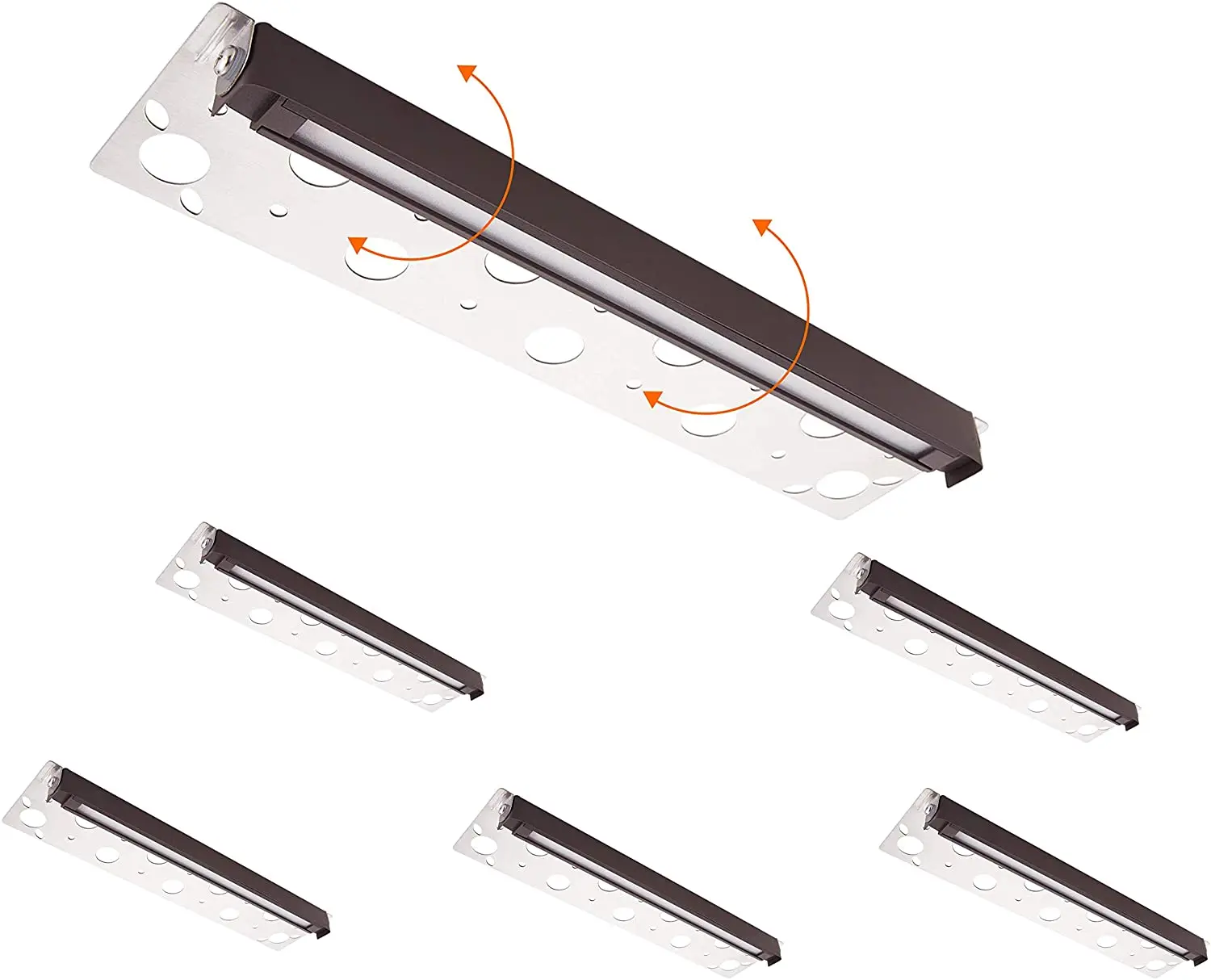 

6PACK Low Voltage 12-15Vac/12-24Vdc 4 7 12 Inch Deck Step Patio Wall Hardscape Paver Lights Outdoor IP65 Waterproof 7W 20AWG