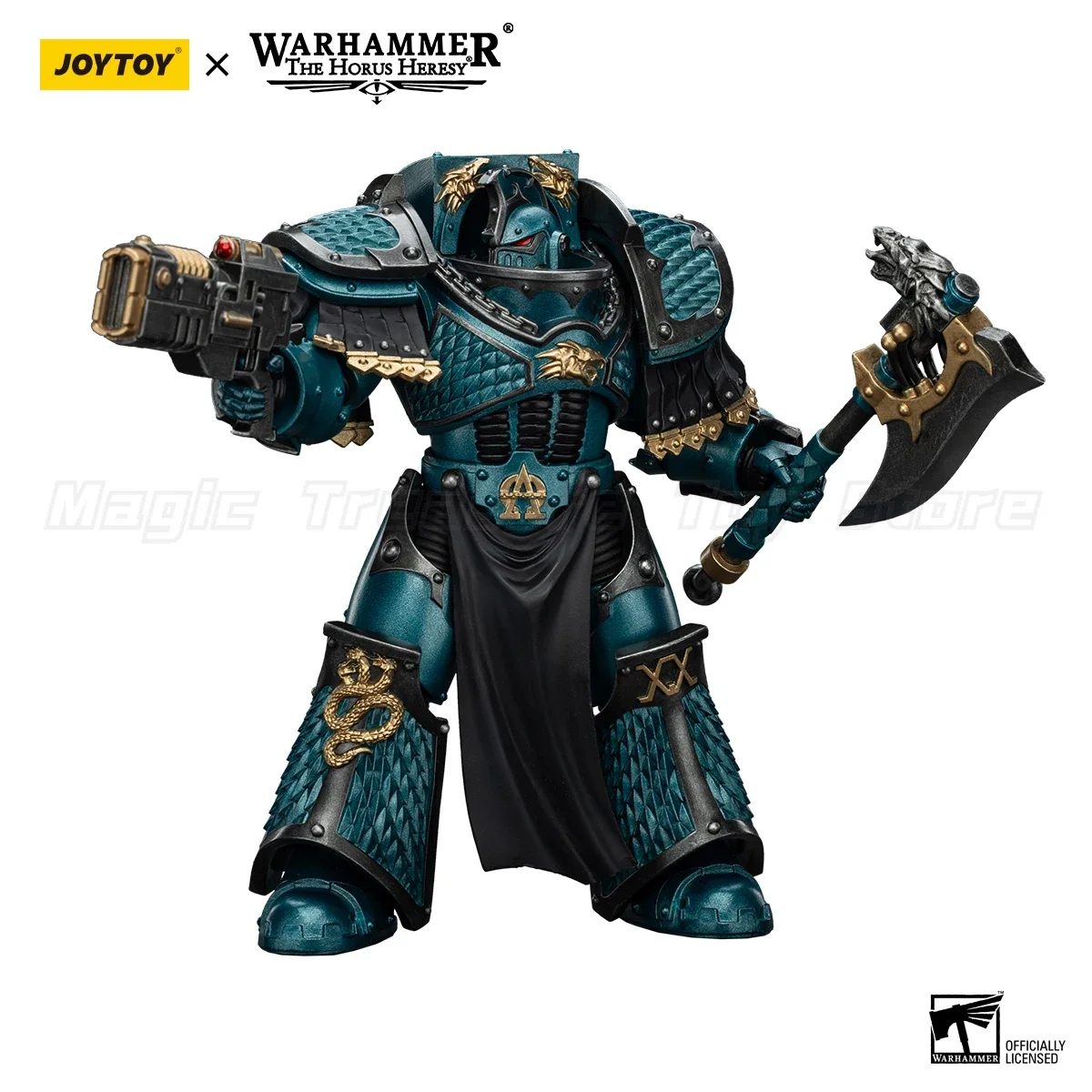 В наличии: Фигурка JOYTOY 118 Warhammer 40K Alpha Legion Lernaean Terminator с моделью Volkite Charger, игрушка-подарок (art.: 3920dbda3d2e2) - 3920dbda3d2e2