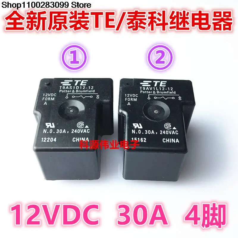 

5 штук Φ 12VDC T9AS1D12-12 24VDC30A 4 PIN T9AS1D12-24