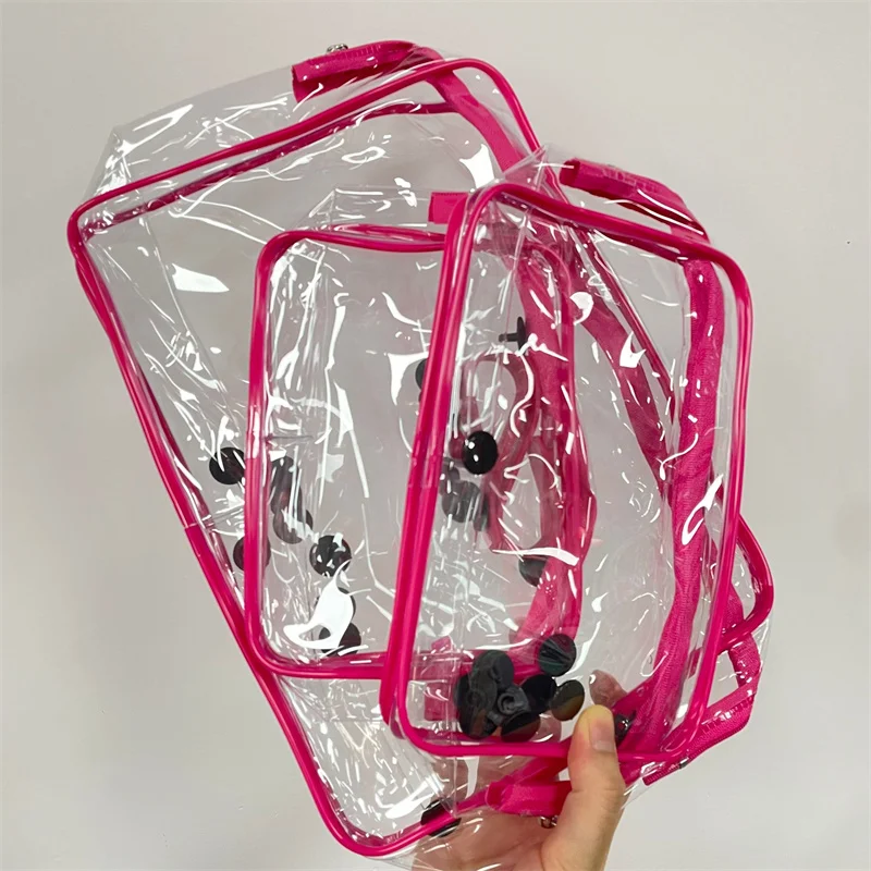 

Beach Tote Bog PVC Insert Inner Bag Cosmetic Pouches Accessories 2024