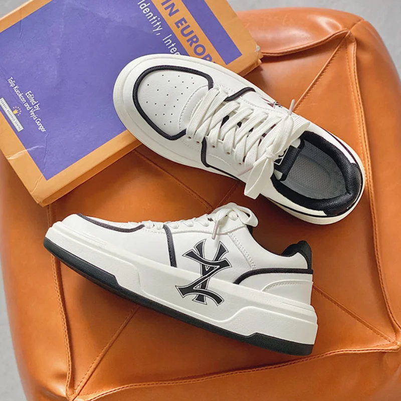 

Thick Sole Men Women Platform Sneakers 2023 Spring Brand Street Style Women's Casual Shoes 41 42 Big Size Free Shipping