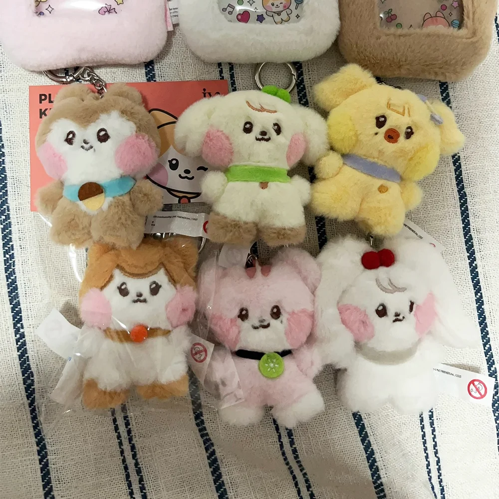 Фото 17 см KPOP MINIVE мультяшная кукла фигурка брелок WONYOUNG YUJIN LIZ сумка кулон GAEUL LEESEO коллекция фанатов подарки №4